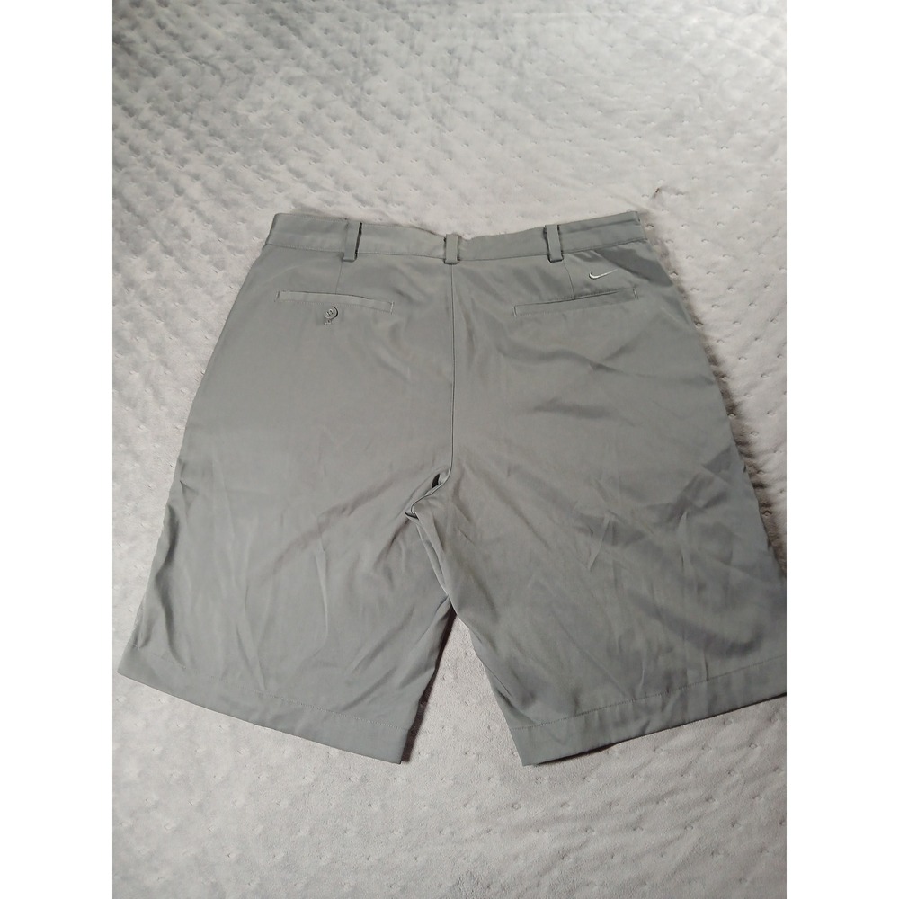 Nike Golf Dri-FIT Shorts Mens 34 Gray Flat Front Performance Golfing Activewear - Picture 5 of 5